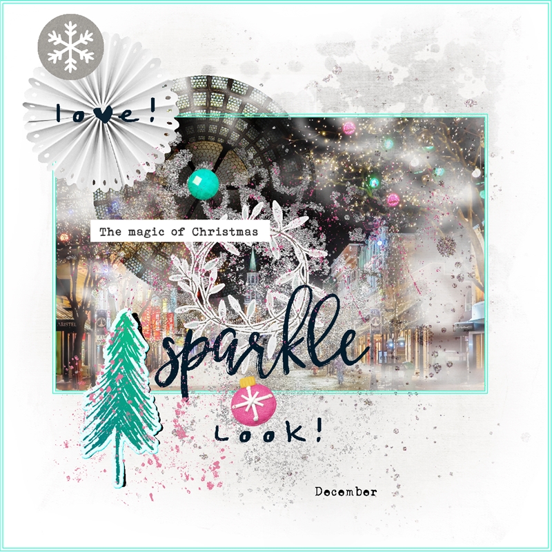 Art Journaling-November-Contrasts In Art-Patterns & Shapes-Week #3-Holiday Shine