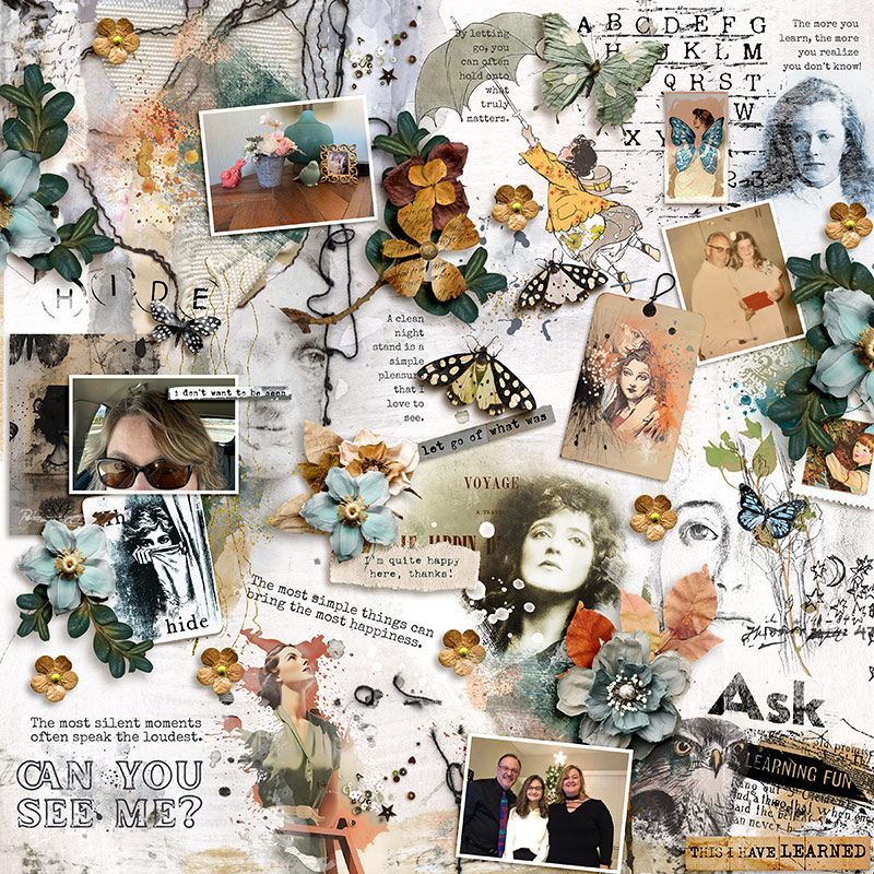 Art Journaling November Paradox - All 4 Weeks