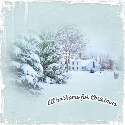 Art Journaling Week 3 Home For Christmas