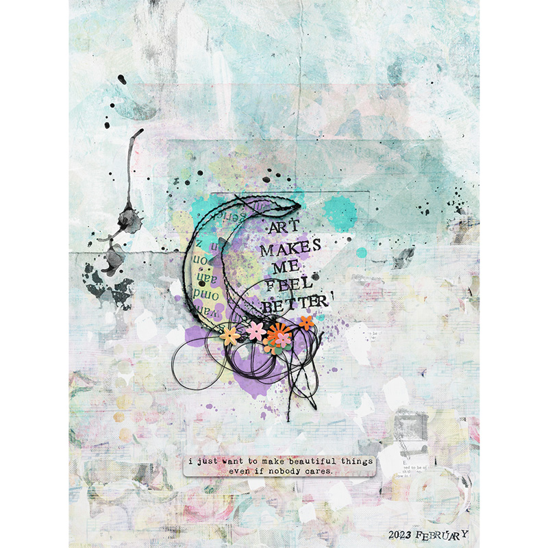 Art makes me feel better