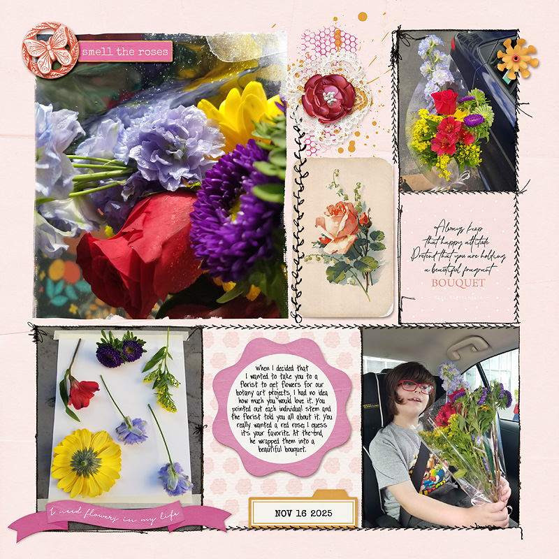 art project bouquet