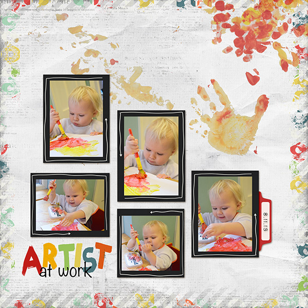 Artist at work