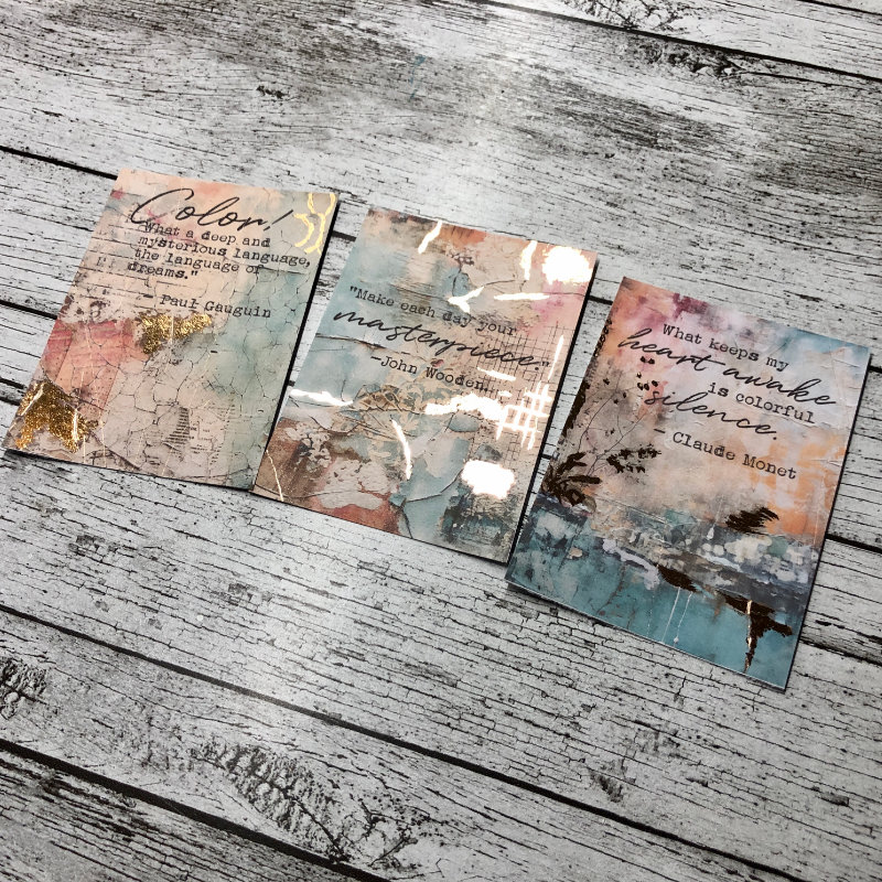 Artist Trading Cards (ATC) Hybrid 1