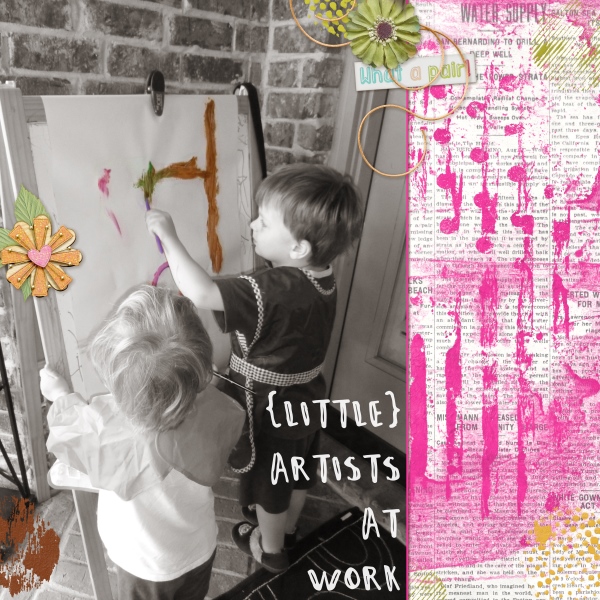 Artists at work