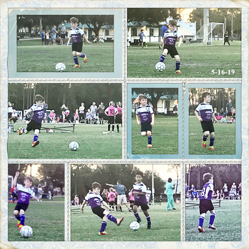 Asher Playing Soccer