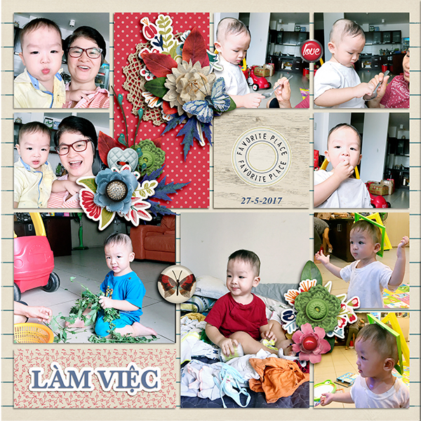 At home
