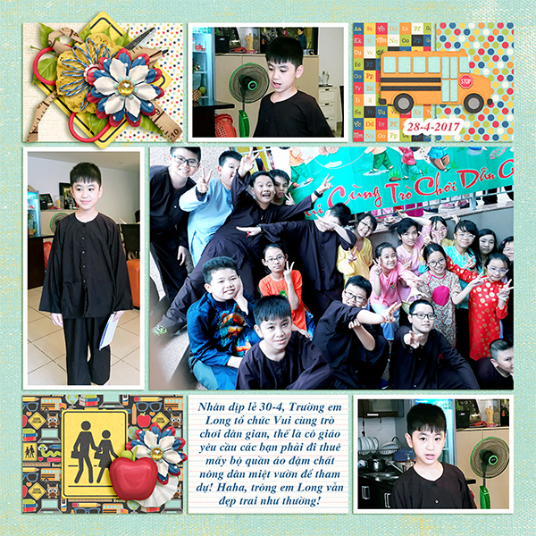 At school