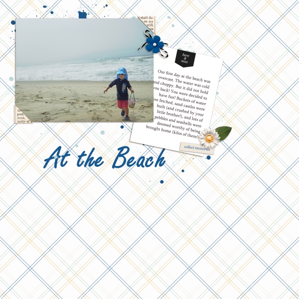 At the beach