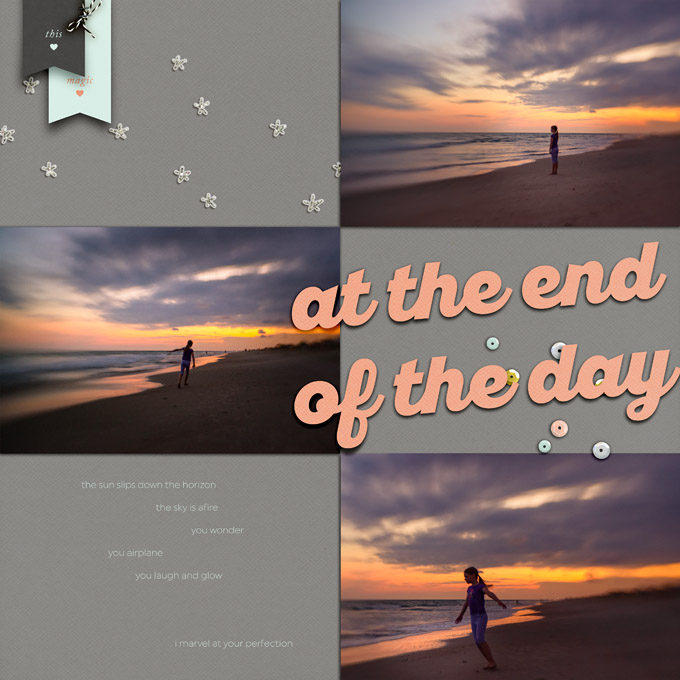 at the end of the day