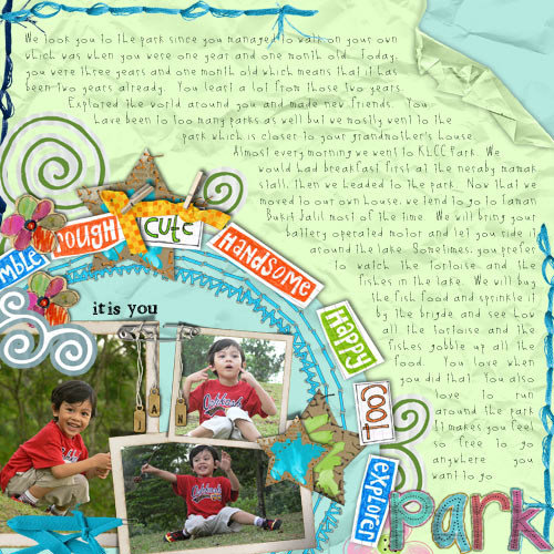 at the park
