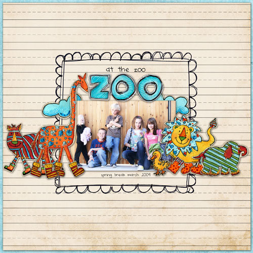 at the zoo