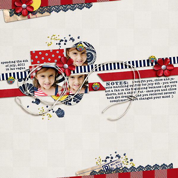 Audrey on the 4th of July