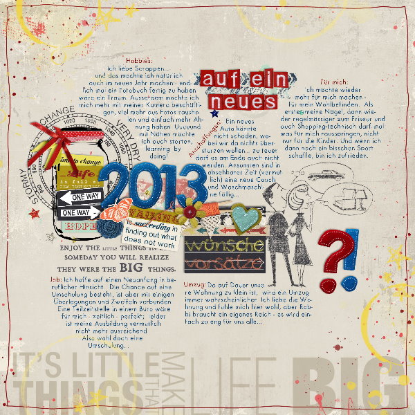 Auf ein Neues ~ 2013