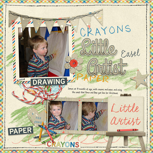 Aug 21 Inspiration Challenge: Little Artist