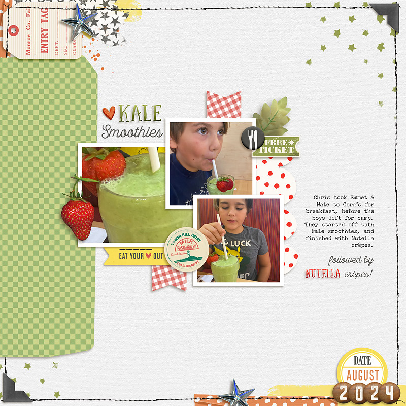 Aug 24 Template Challenge: Kale Smoothies