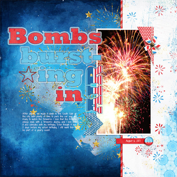 August 2017 Style Challenge - Bombs Bursting in Air