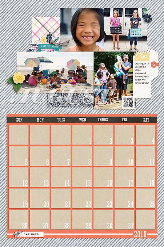 August Calendar