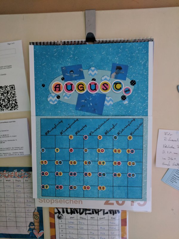 August Calendar