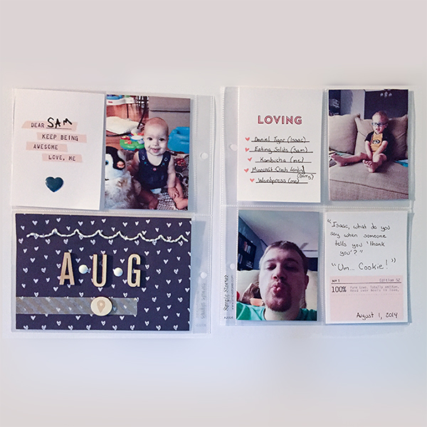 August - First Spread