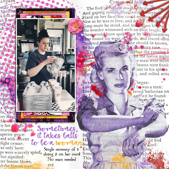 August Scraplift Challenge: LIft Dawn
