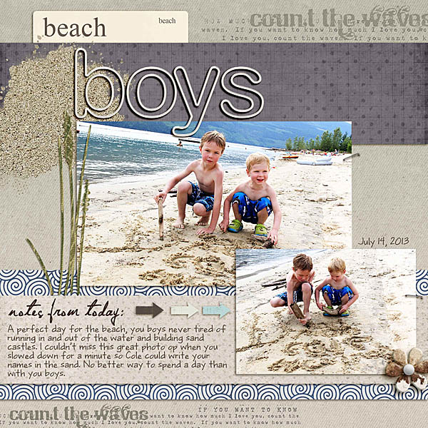 August Template Challenge - Beach Boys
