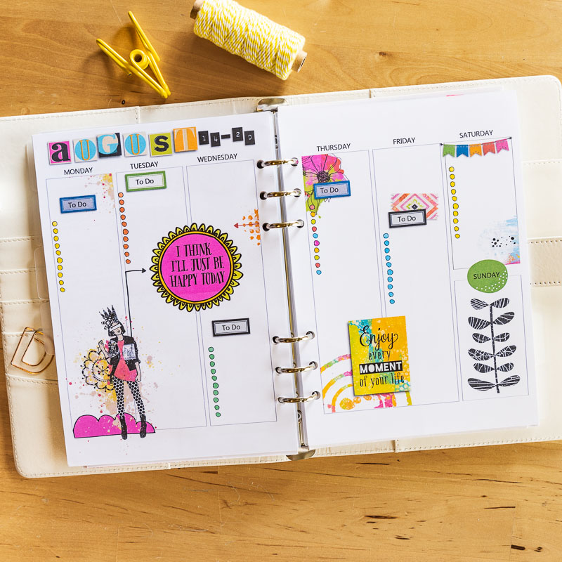 August Week 3 planner (hybrid)