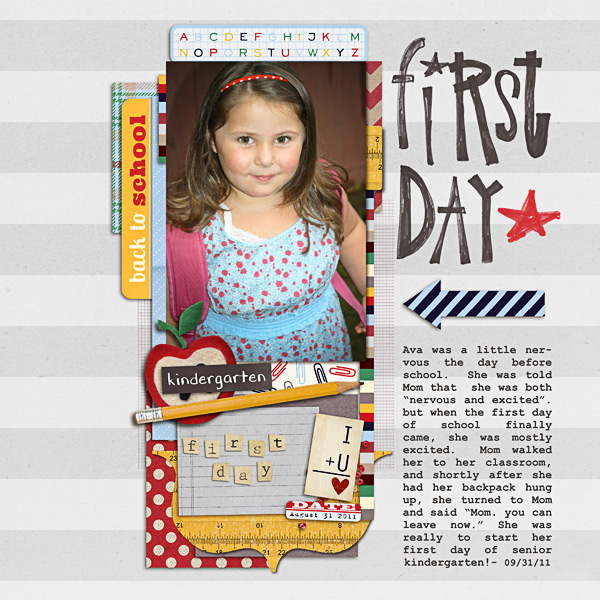 Ava's First Day 2011