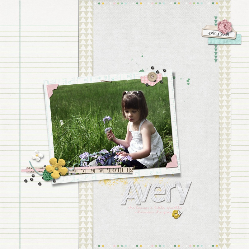Avery & Her Flowers | Spring 2008