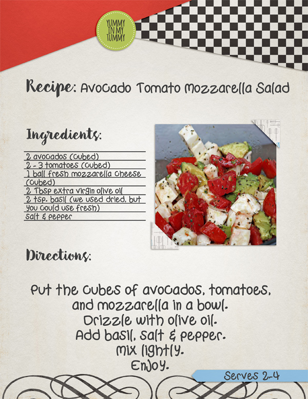 AvocadoTomatoMozzarellaSalad