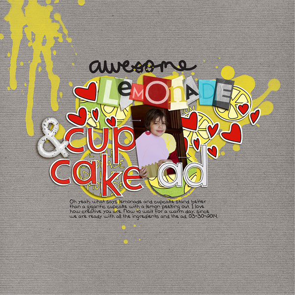 Awesome Lemonade & Cupcake ad