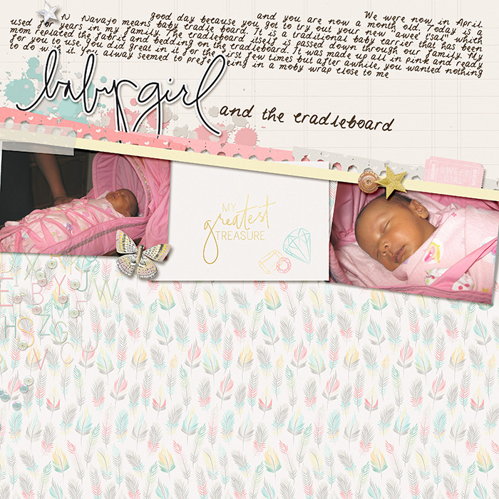Baby Girl and The Cradleboard