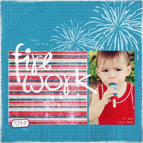 Baby, you're a firework!