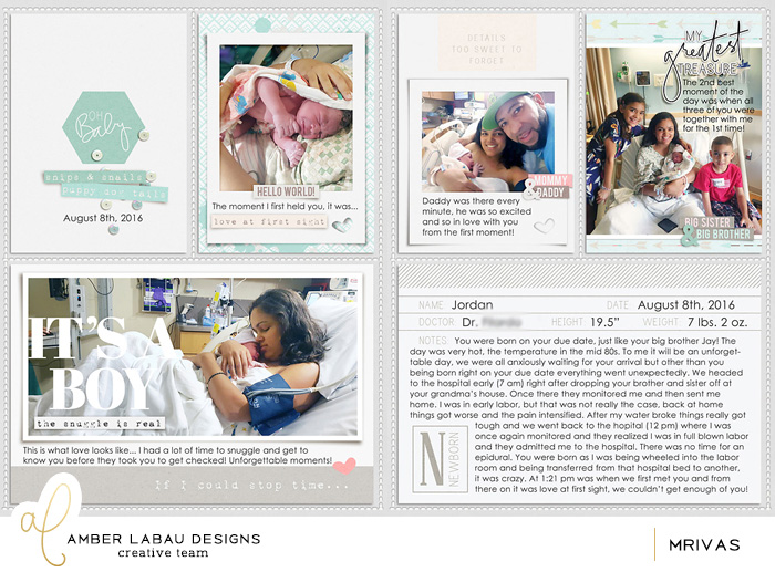 Baby's Album Spread 1