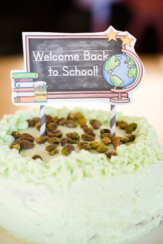 Back to School Cake Topper