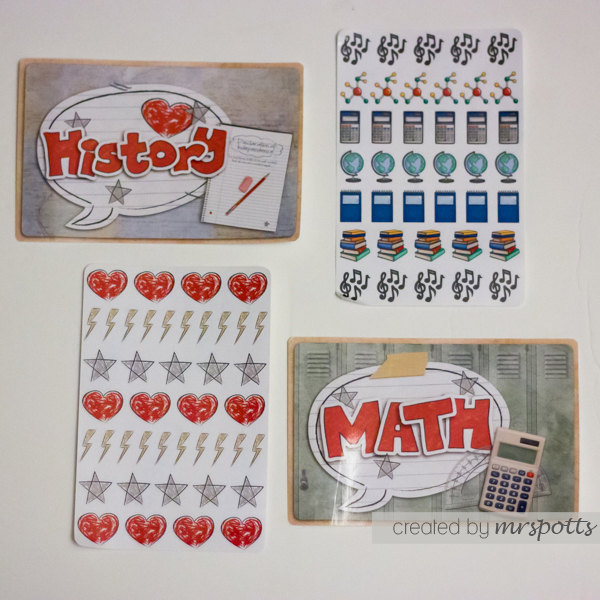 Back to School Stickers & Divider Labels