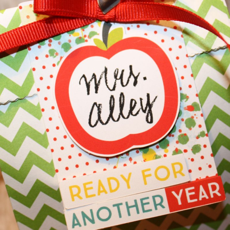 Back to school treat tag