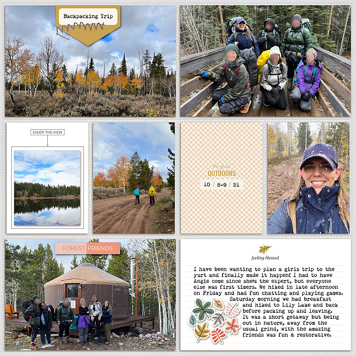 backpacking - left side