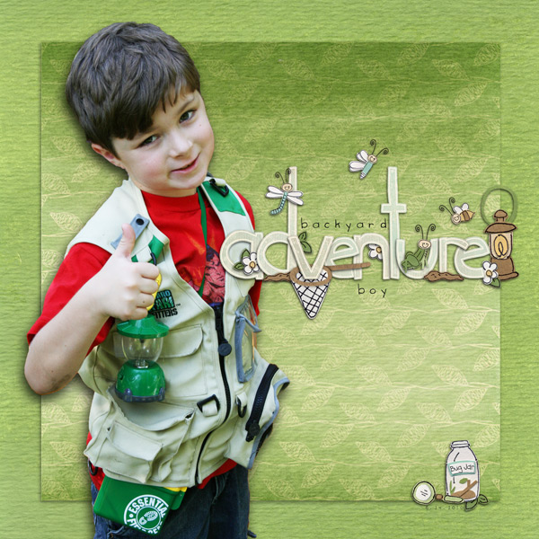 backyard adventure boy