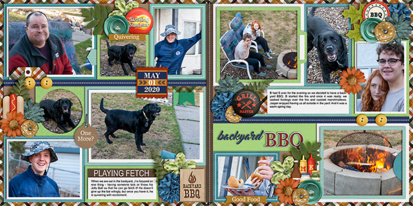 Backyard BBQ (double page)