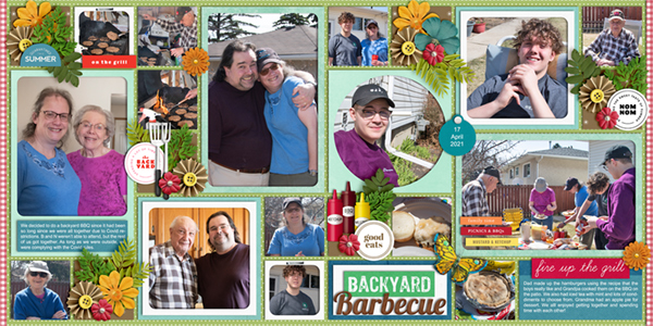 Backyard BBQ (double page)