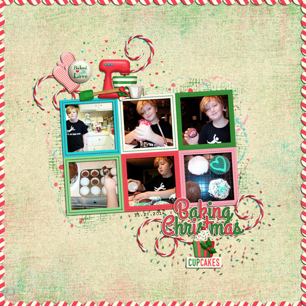 Baking Christmas Cupcakes