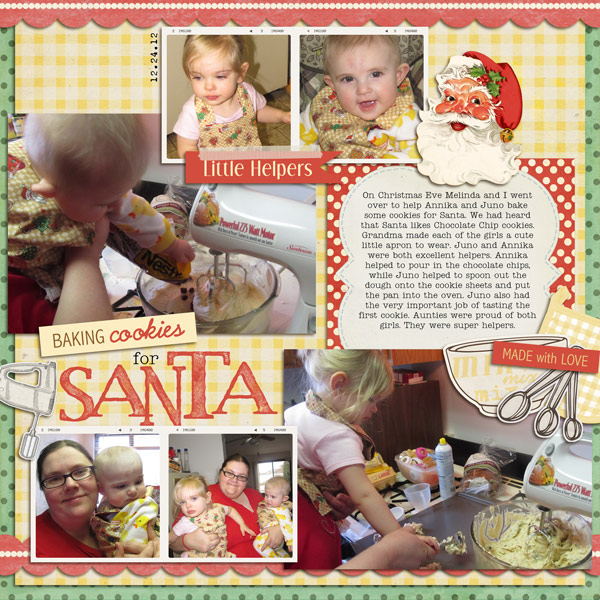 Baking Cookies for Santa