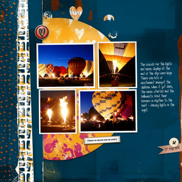 Balloon Festival at Night.