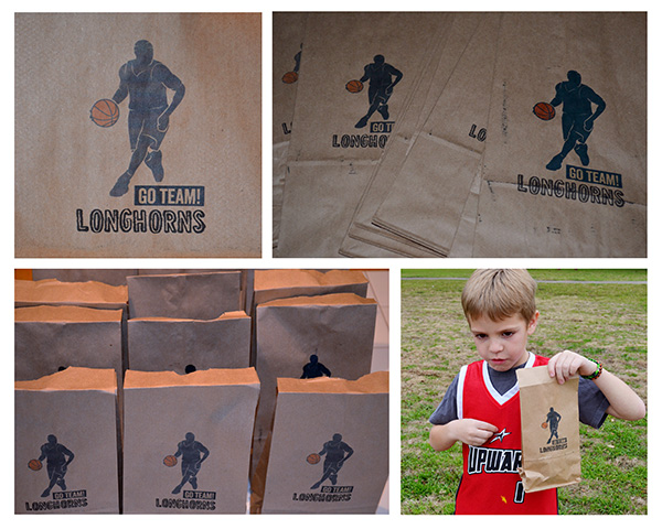 Basket Ball Team Treat Bags