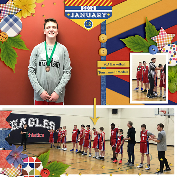 Basketball Tournament Medals