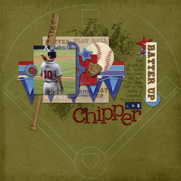 Batter Up - April Template Challenge