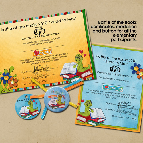 Battle of the Books Certificates