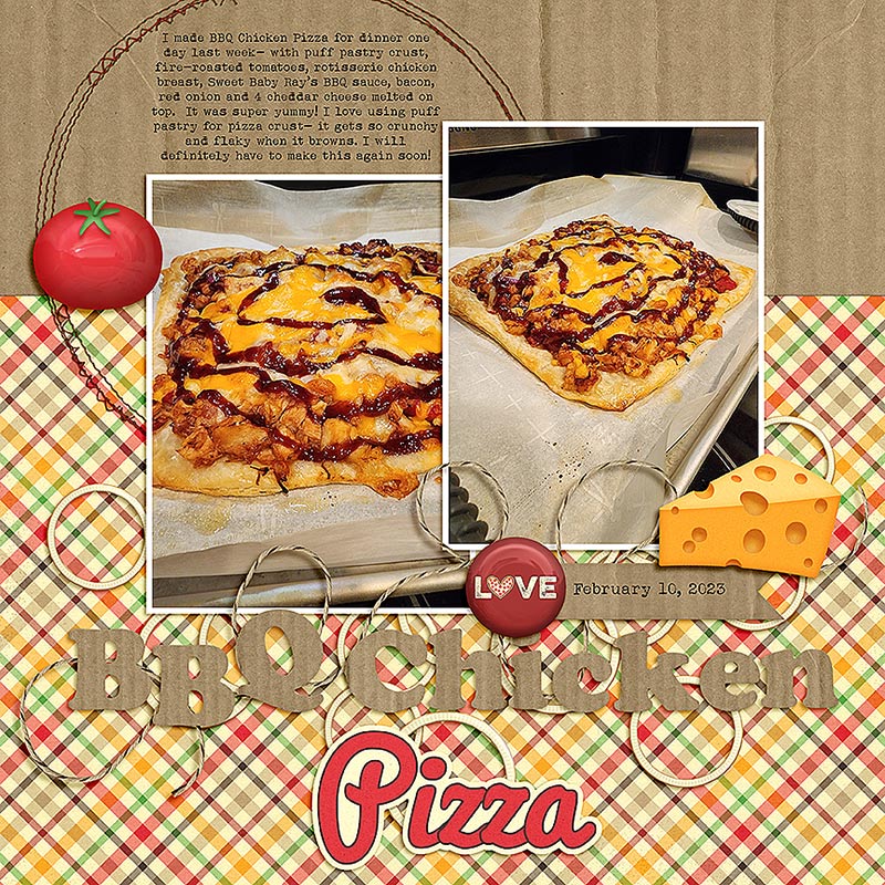 BBQ Chicken Pizza SOSN 02/15