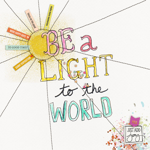be a light