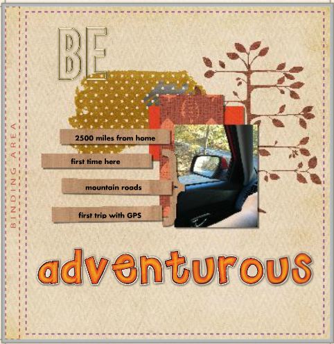 Be adventurous